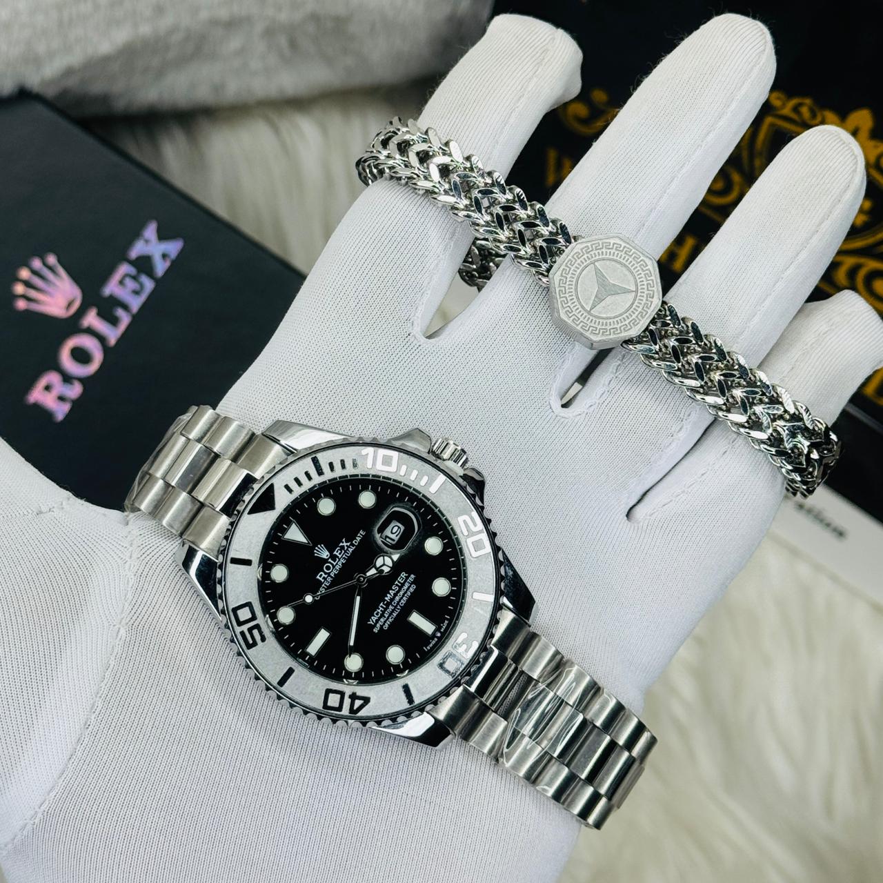 RLX YACHT MASTER WATCH & BRACELET