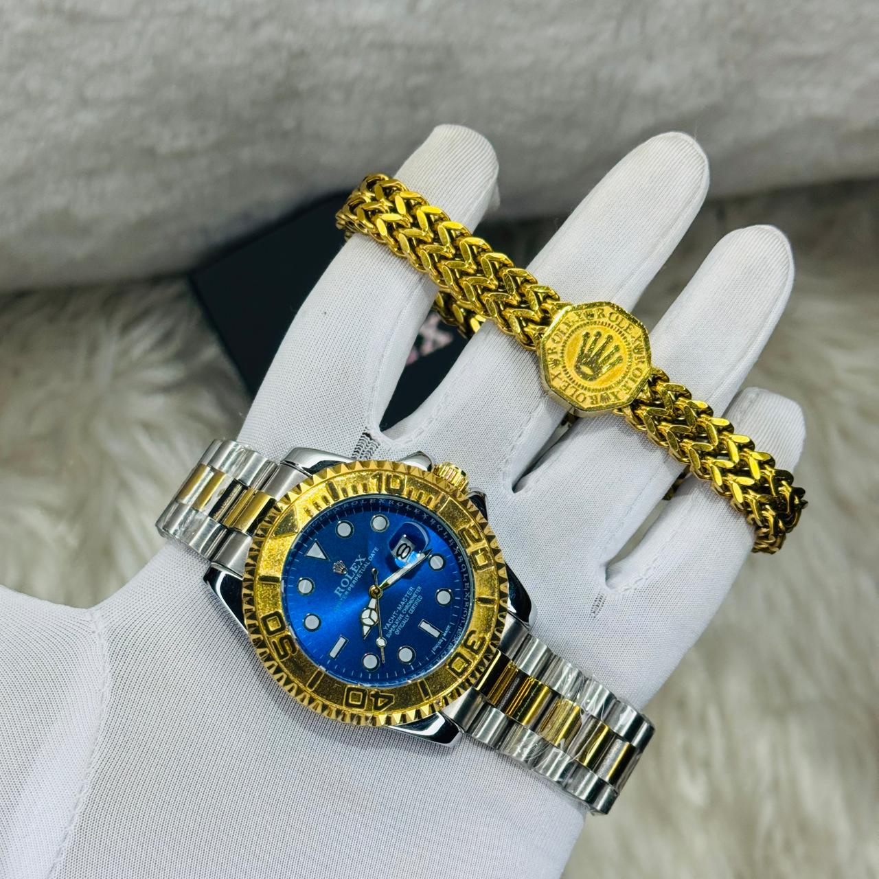 RLX YACHT MASTER WATCH & BRACELET