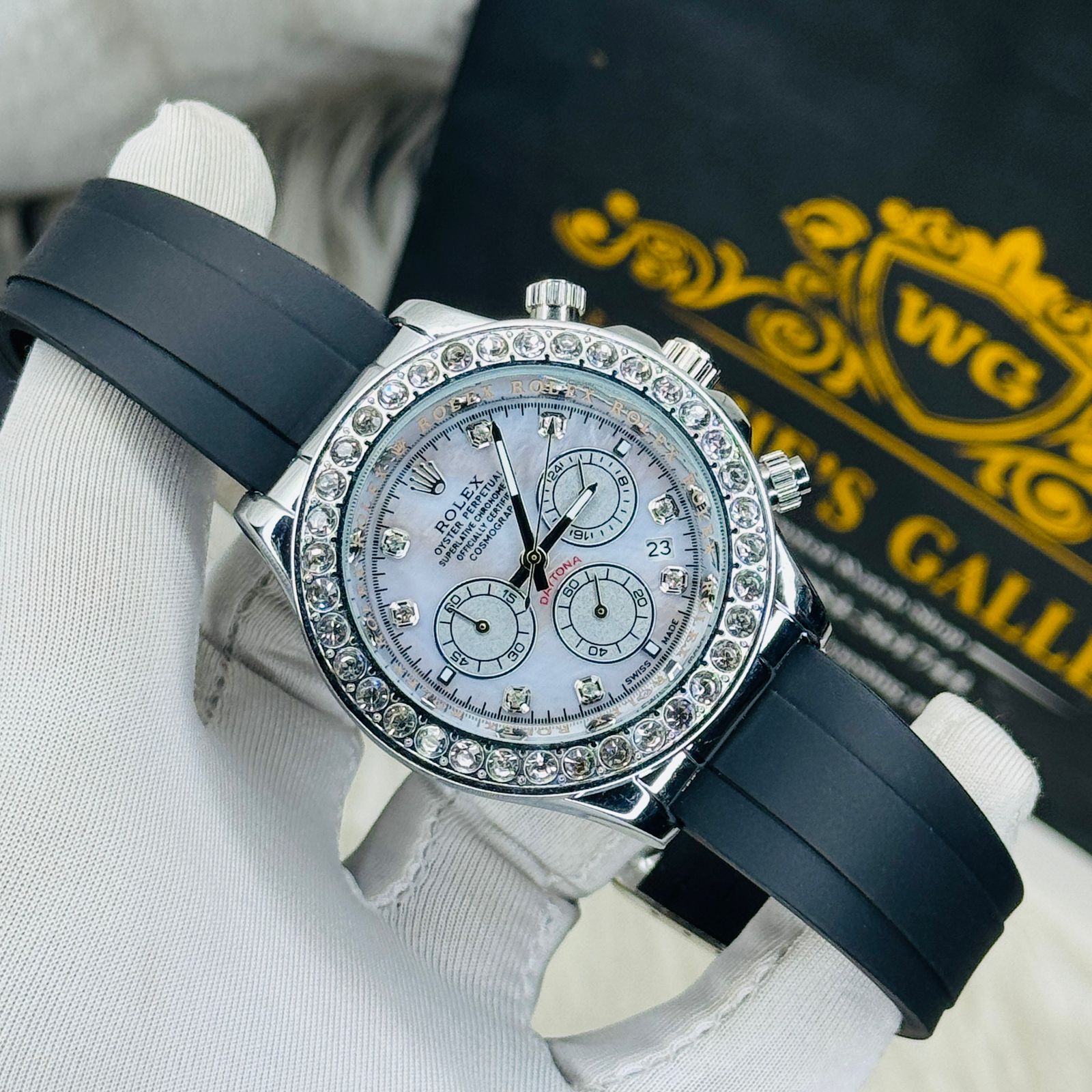 RLX Daytona Fiber Belt Stone Watch