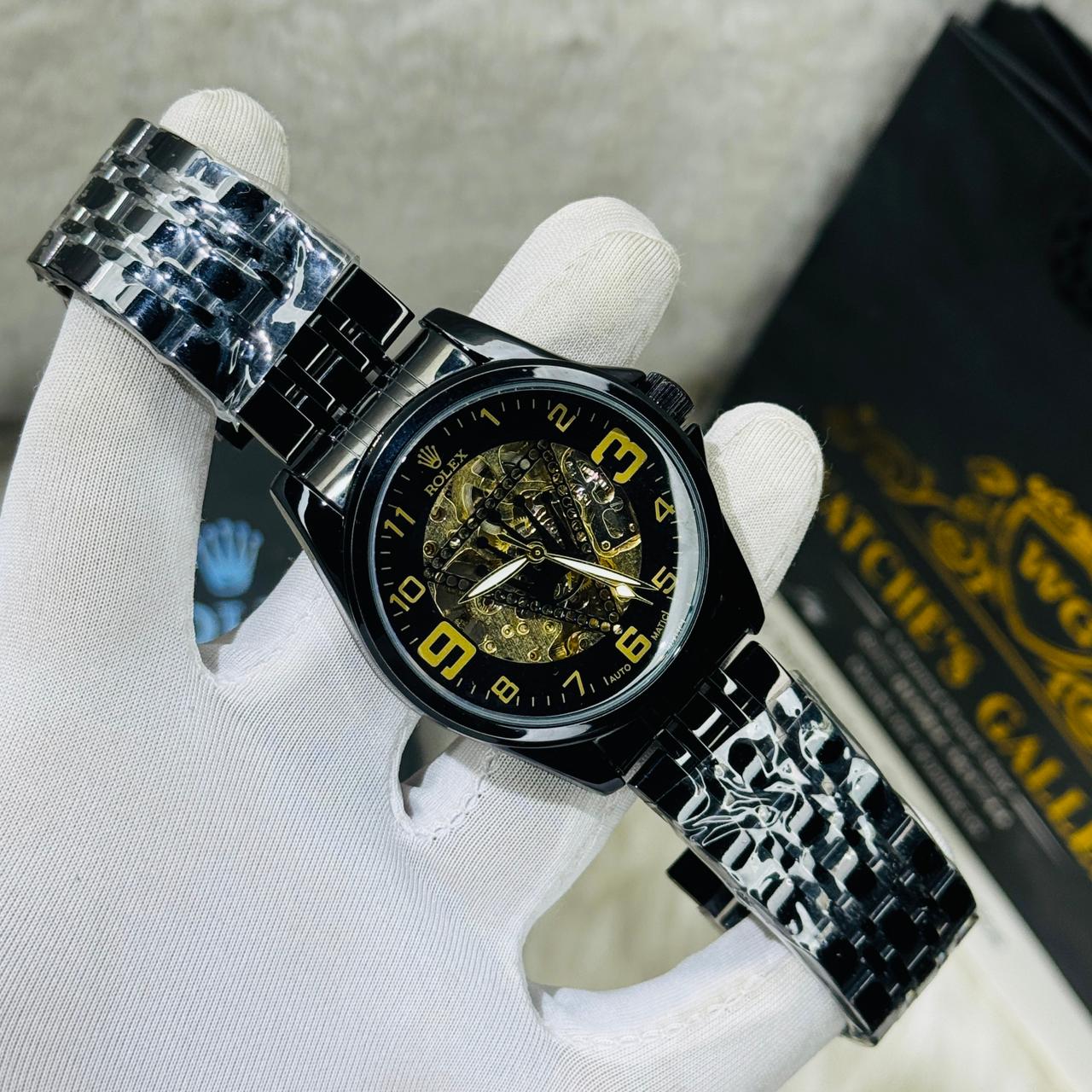 Premium Quality RLX Automatic Watches Full Black